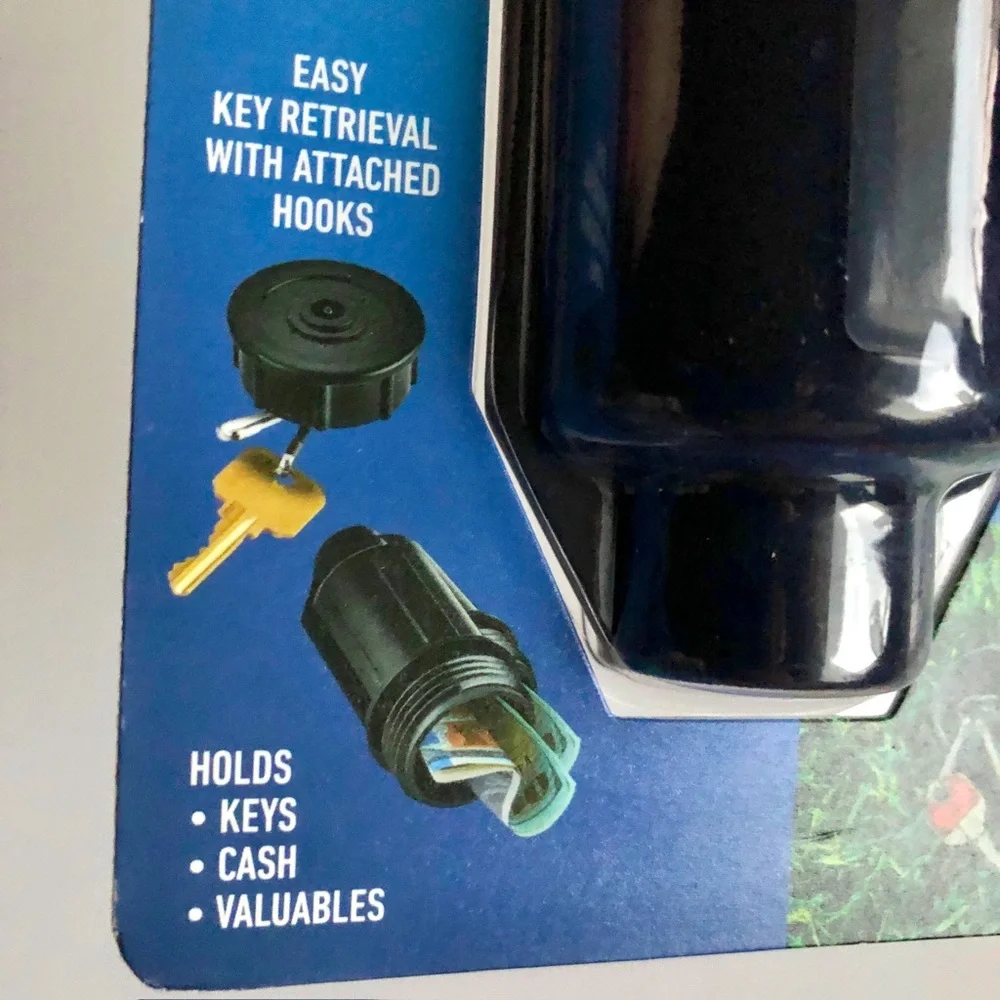 3/$15 NEW BUNKER HILL SECURITY Sprinkler Key Hider Black, 1 Hider